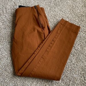 High-Rise Slim Fit Ankle Pant